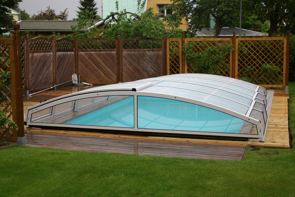 Inspiration for a scandinavian pool in Gothenburg.