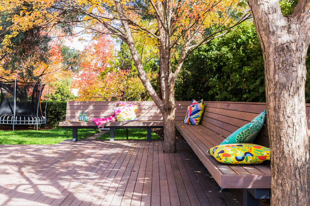 Small, Smart Canberra Renovation trendy-terrasse