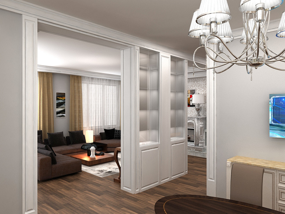 Гостиная в коттедже