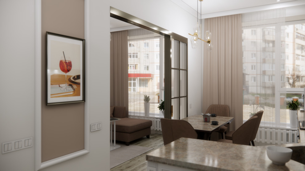 Квартира в ЖК Кристалл: новая классика