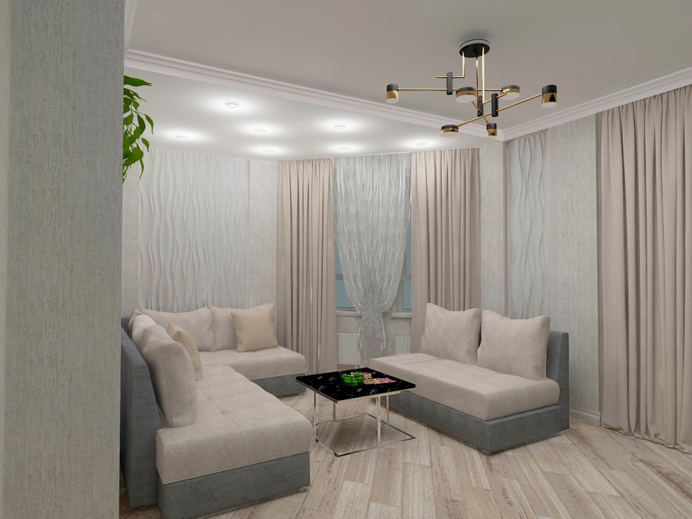 Гостиная в  ж/к Солдатская слободка