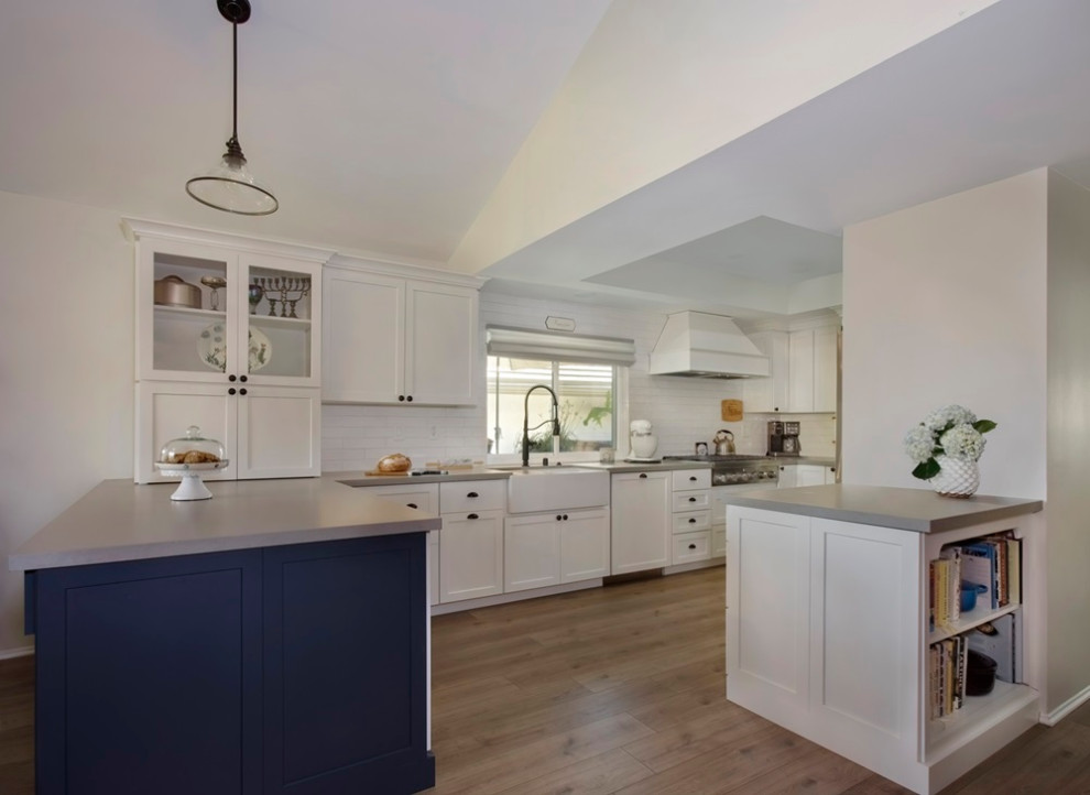 Inspiration for a transitional kitchen remodel in Orange County