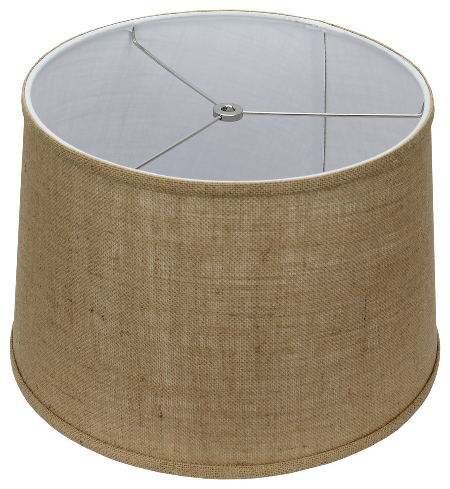 Fenchel Shades, 13"x15"x10" Spider Attachment Lamp Shade Transitional