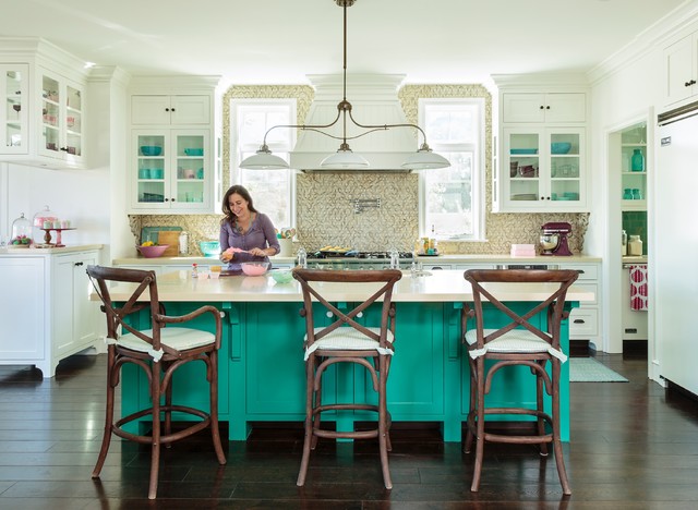 Transitional Kitchen nyklassisk-koek