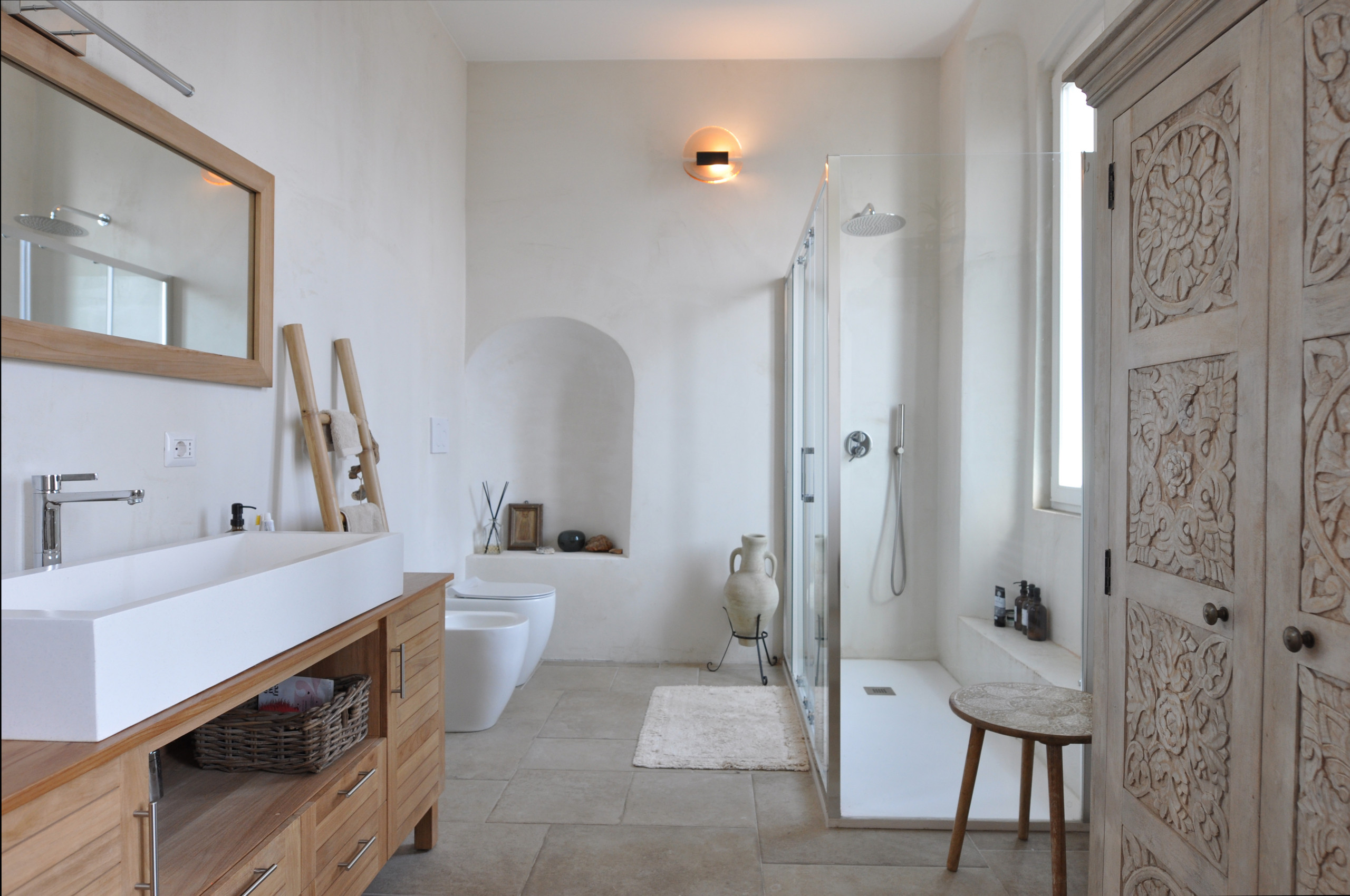 75 mediterrane badezimmer ideen & bilder - august 2025 | houzz de
