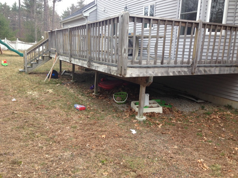 (Before) Tyngsboro, MA Deck