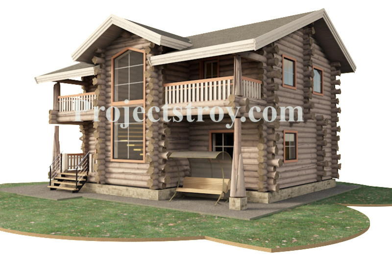 Log cabin house