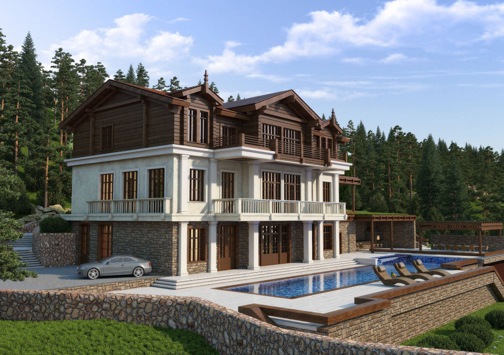 Индивидуальный жилой дом в п. Отрадное, Крым