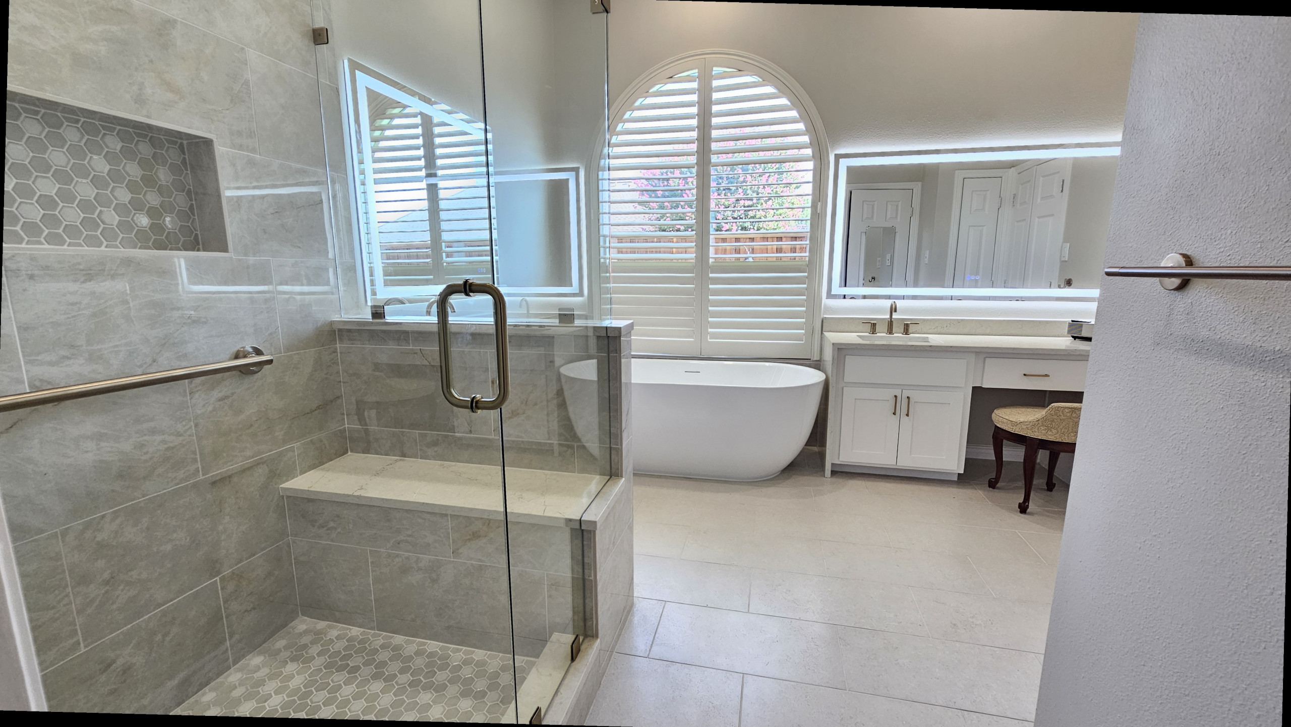 Plano TX - Mary Full Master Bathroom Remodeling