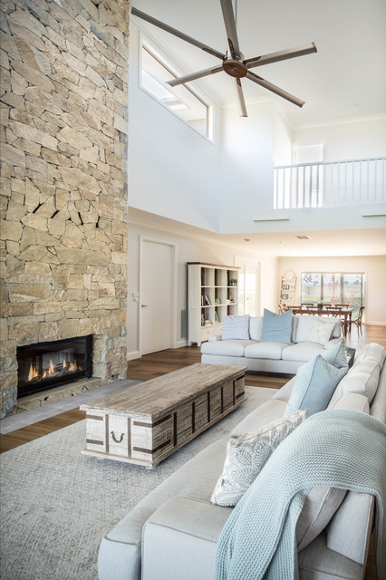 Hall Upper Floor Extension and Renovation transitional-living-room