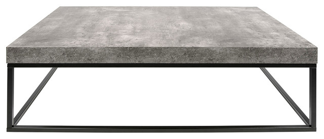 Tema Petra 47x30 Concrete Look Top Black Legs Coffee Table Tema Petra 47x30 Concrete Look Top Black Legs Coffee Table