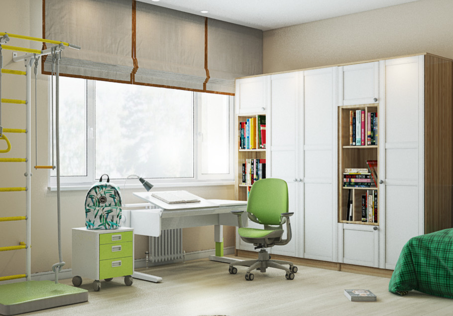 Детская комната для младшего сына. Визуализация