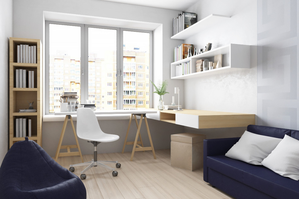 Маленькая квартира с эко-оттенком.