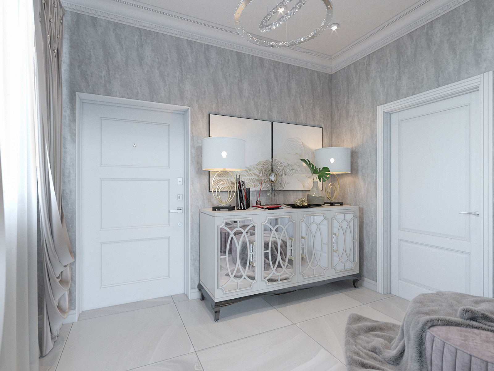 Дизайн интерьера коттеджа (д.Пасынково)