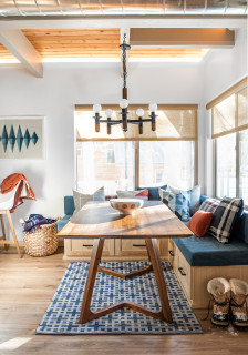 75 Beautiful Rustic Dining Room with Banquette Seating Ideas and Designs October 2024 Houzz UK