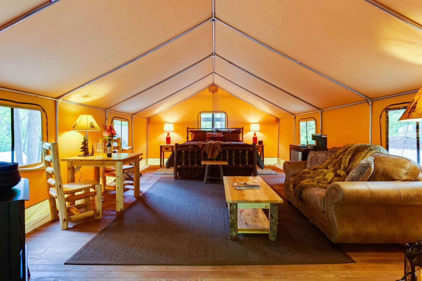 Glamping at Crabtree Falls
