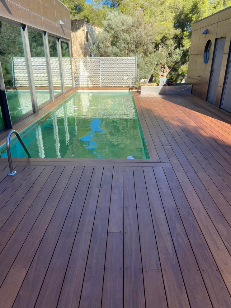 Petite terrasse en IPE sur la côte bleue