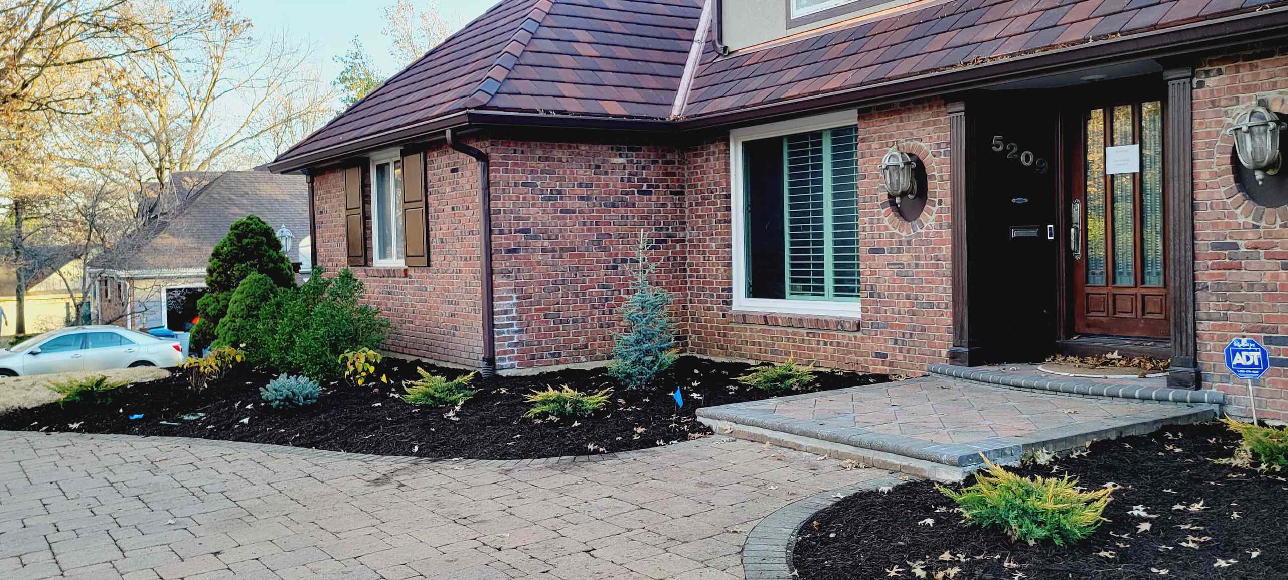New Front Stoop and Foundation Plantings