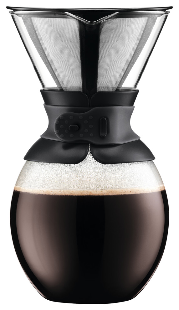 Bodum Pour Over Coffee Maker With Permanent Filter, 1.5 L, 51 Oz
