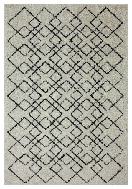 Augusta Area Rug, Rectangle, Ivory-Gray, 10'x14'