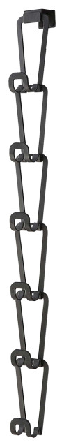Handbag Hanger, Steel, Holds 2.2 lbs, Black