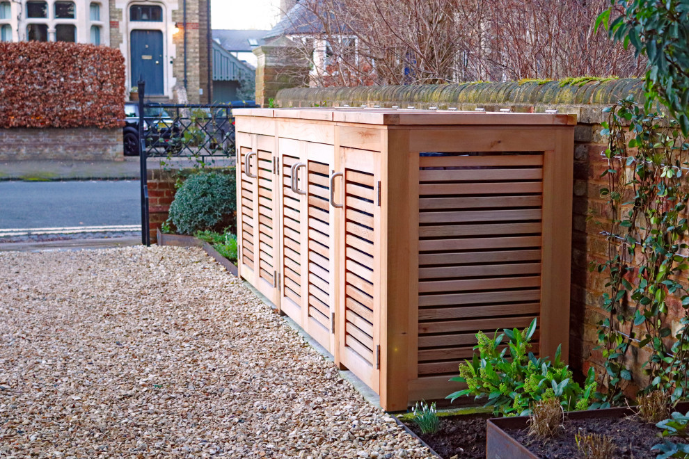 This is an example of a contemporary shed and granny flat in Oxfordshire.