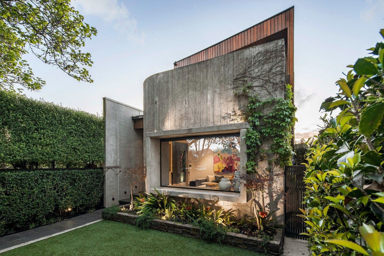 Architectural Brutalistic Concrete Design House