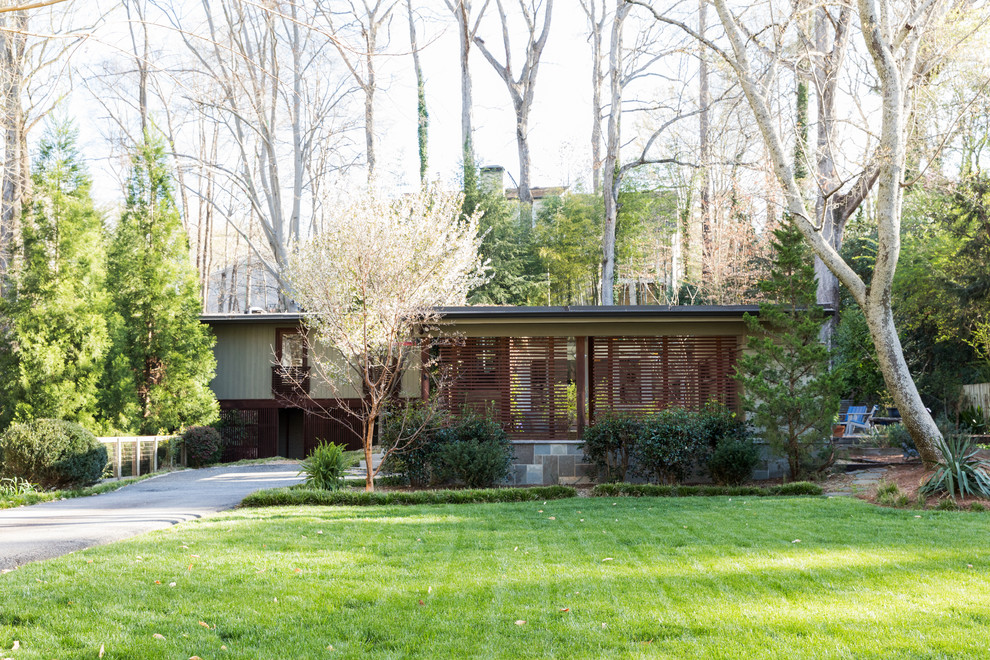 MCM Revival Midcentury Exterior Atlanta by Frances