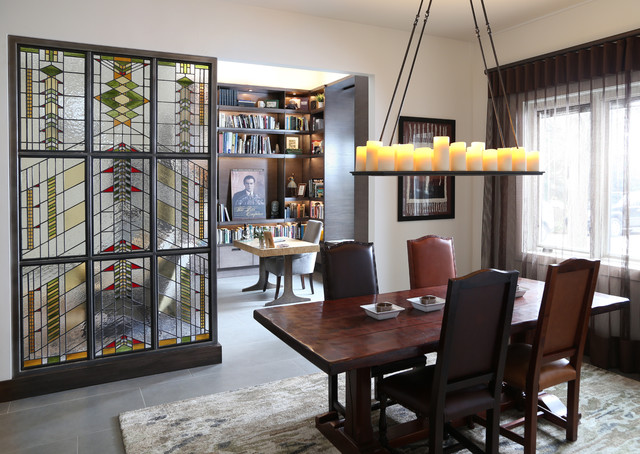 Wooden Dining Room Partition