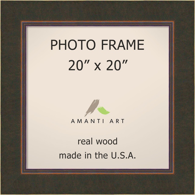 Picture Photo Frame 20 X20 Milano Bronze Outer Size 26 X26