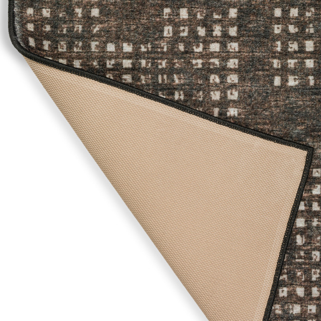 Delano DA1 Chocolate 10' x 10' Round Rug, 2'6