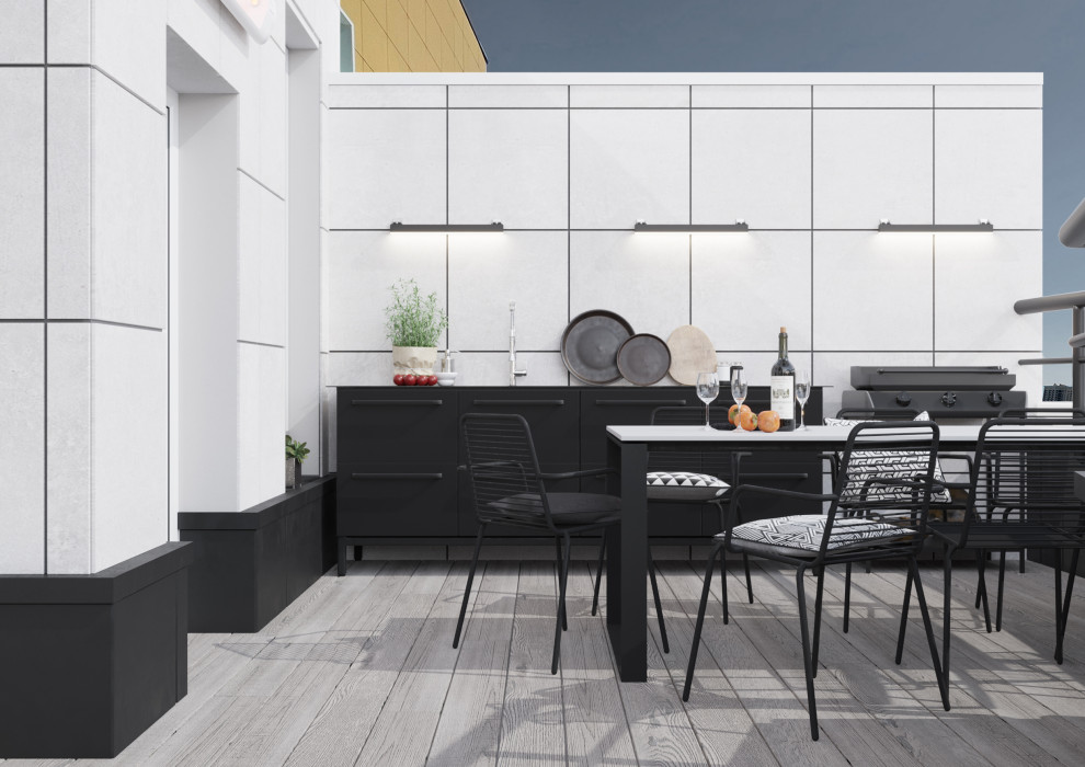 Большая квартира с террасами в Воронеже