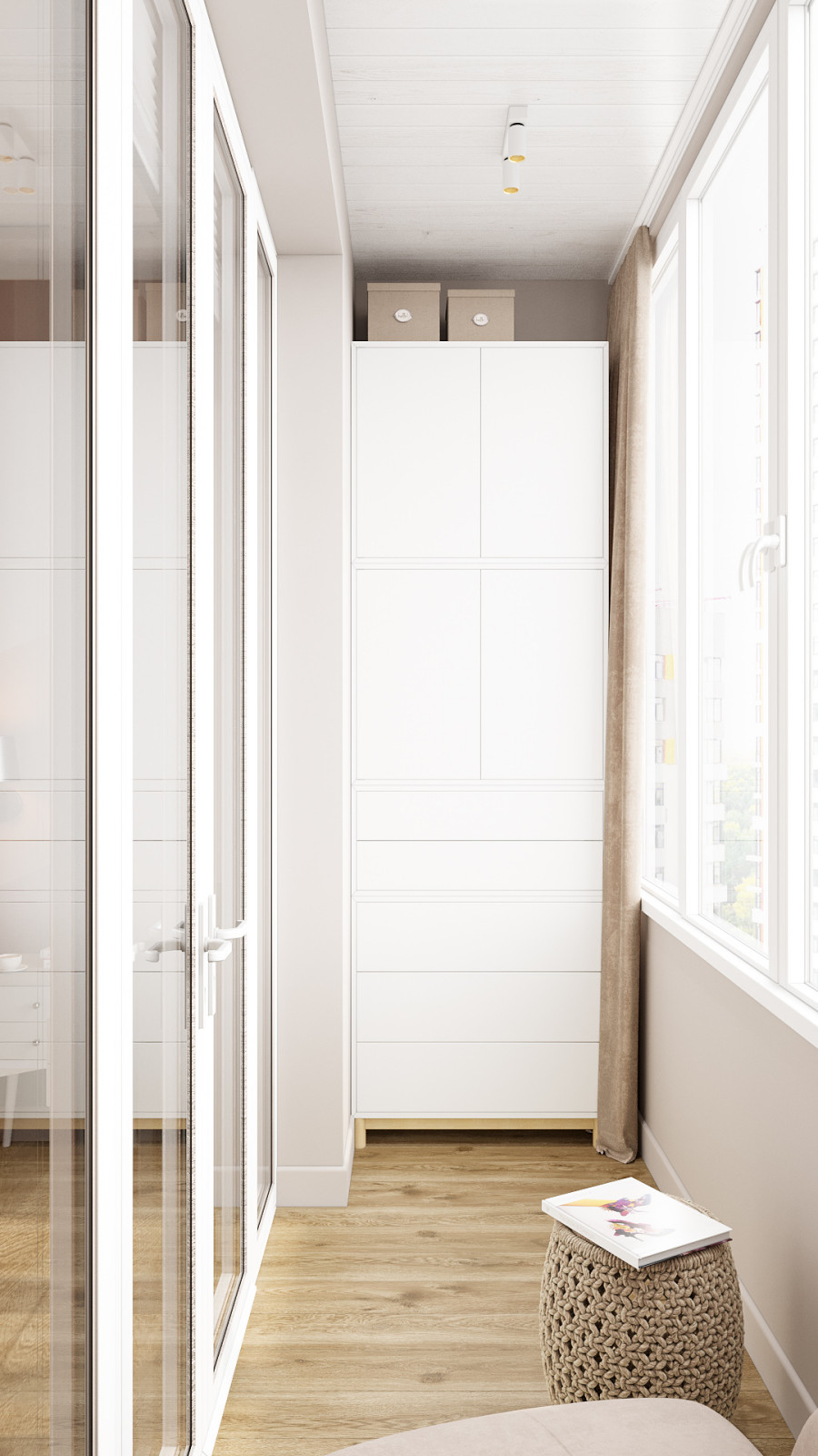 Балкон - как продолжение комнаты