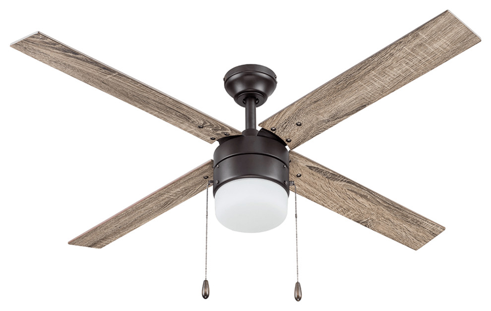 Prominence Home Chism Modern Ceiling Fan with Light, 52 Inch