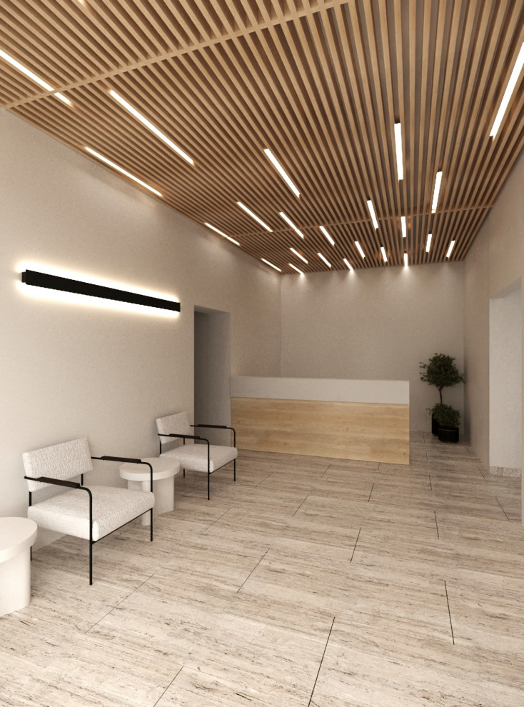 Концепция интерьера офисного здания