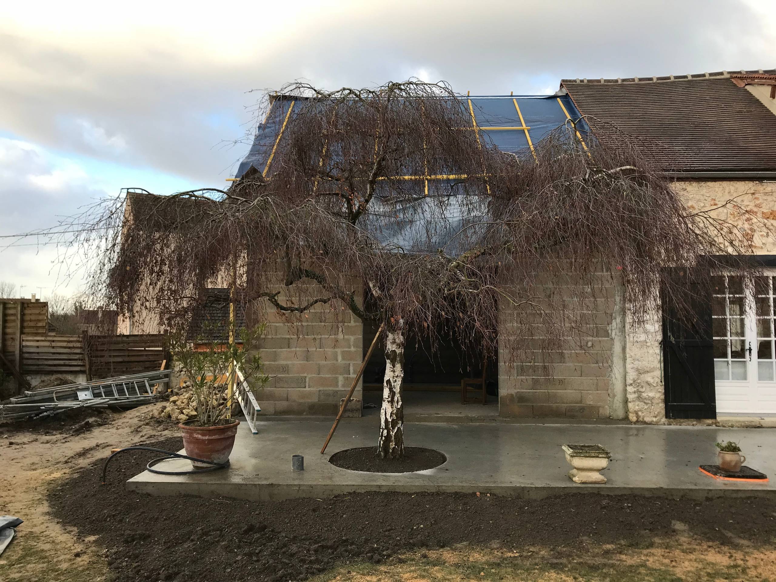 Extension d'une maison individuelle