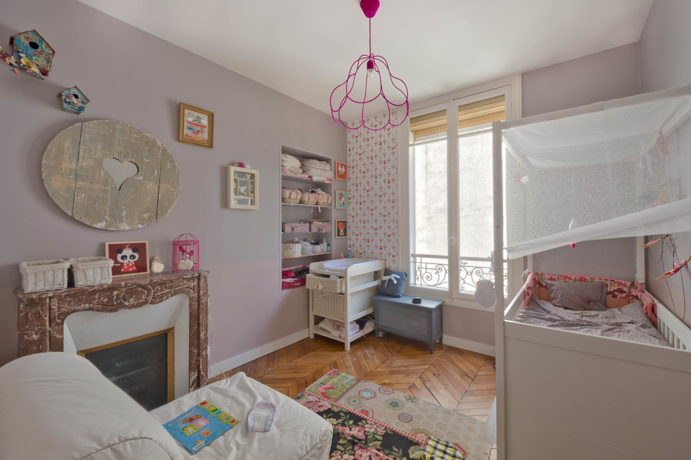 Inspiration for an eclectic kids' room in Paris.