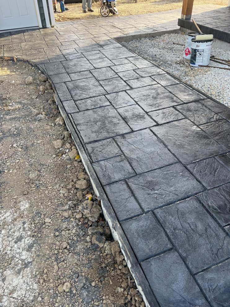 Sidewalks, Porch Cap, Detached Garage w/ Office Floor