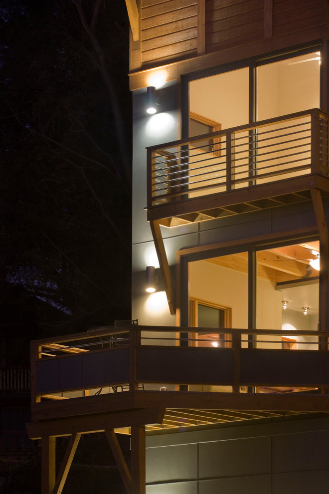 Photo of a modern verandah in Portland.