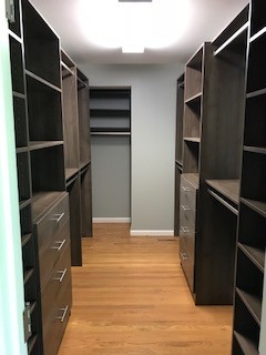 Master Closet in Hudson Cherry Finish - Flat Rock, NC