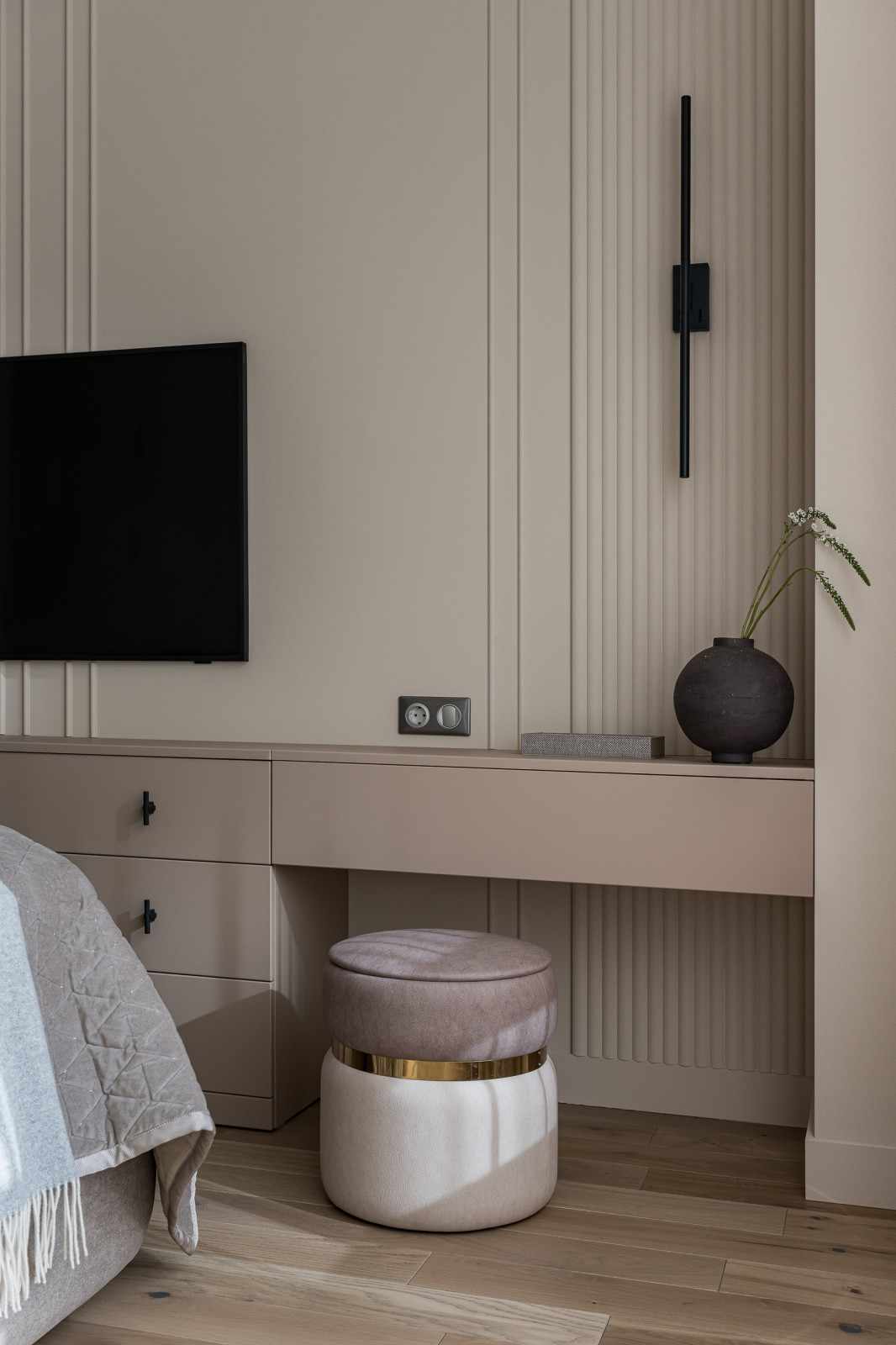 Фото спальни из реализованного проекта