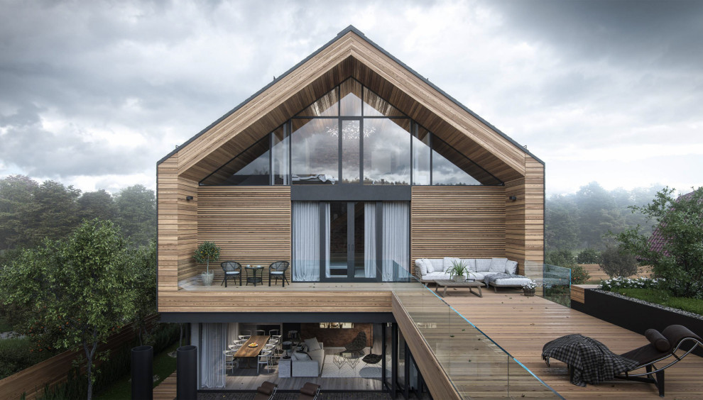 Жилая резиденция в деревне Подушкино