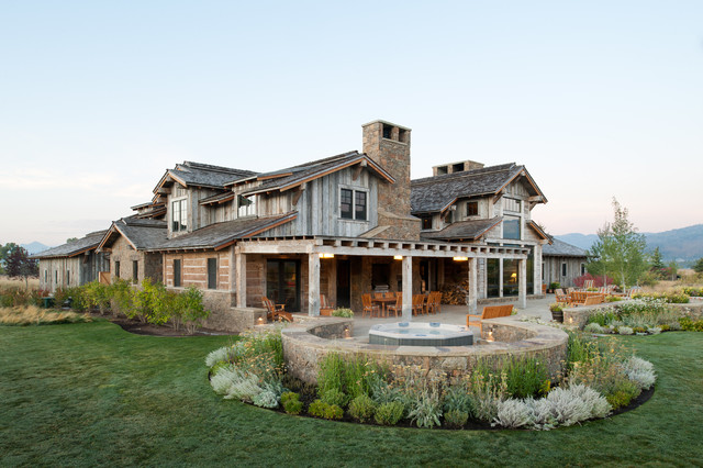 Rustic Exterior montagne-facade