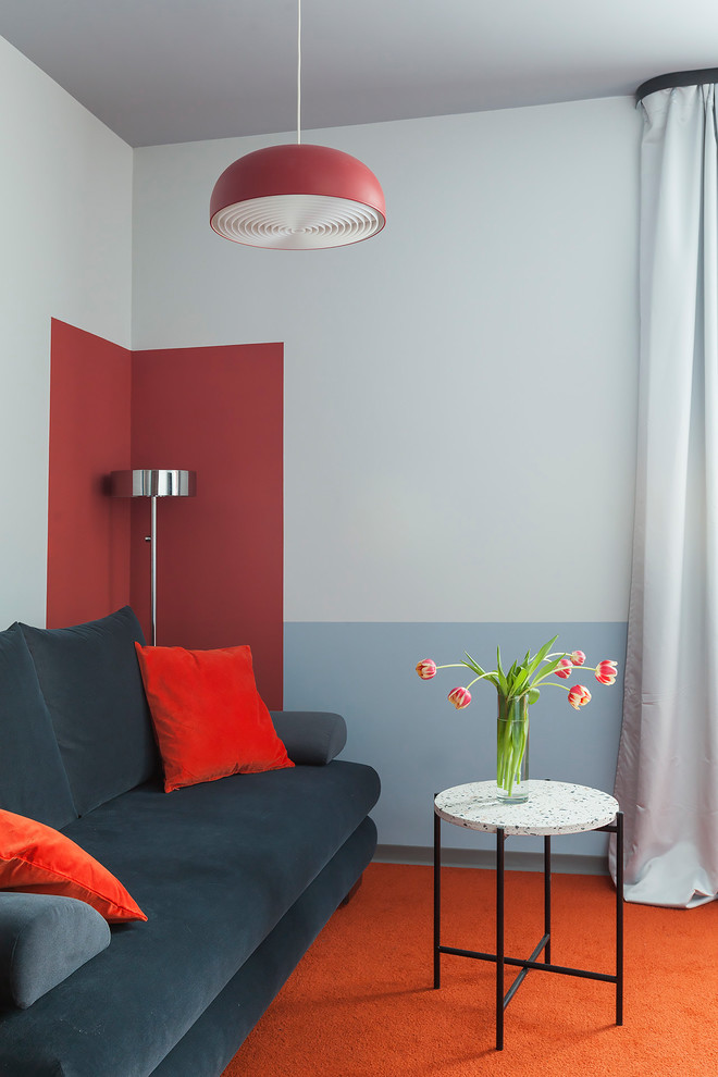 Красочные двухэтажные аппартаменты