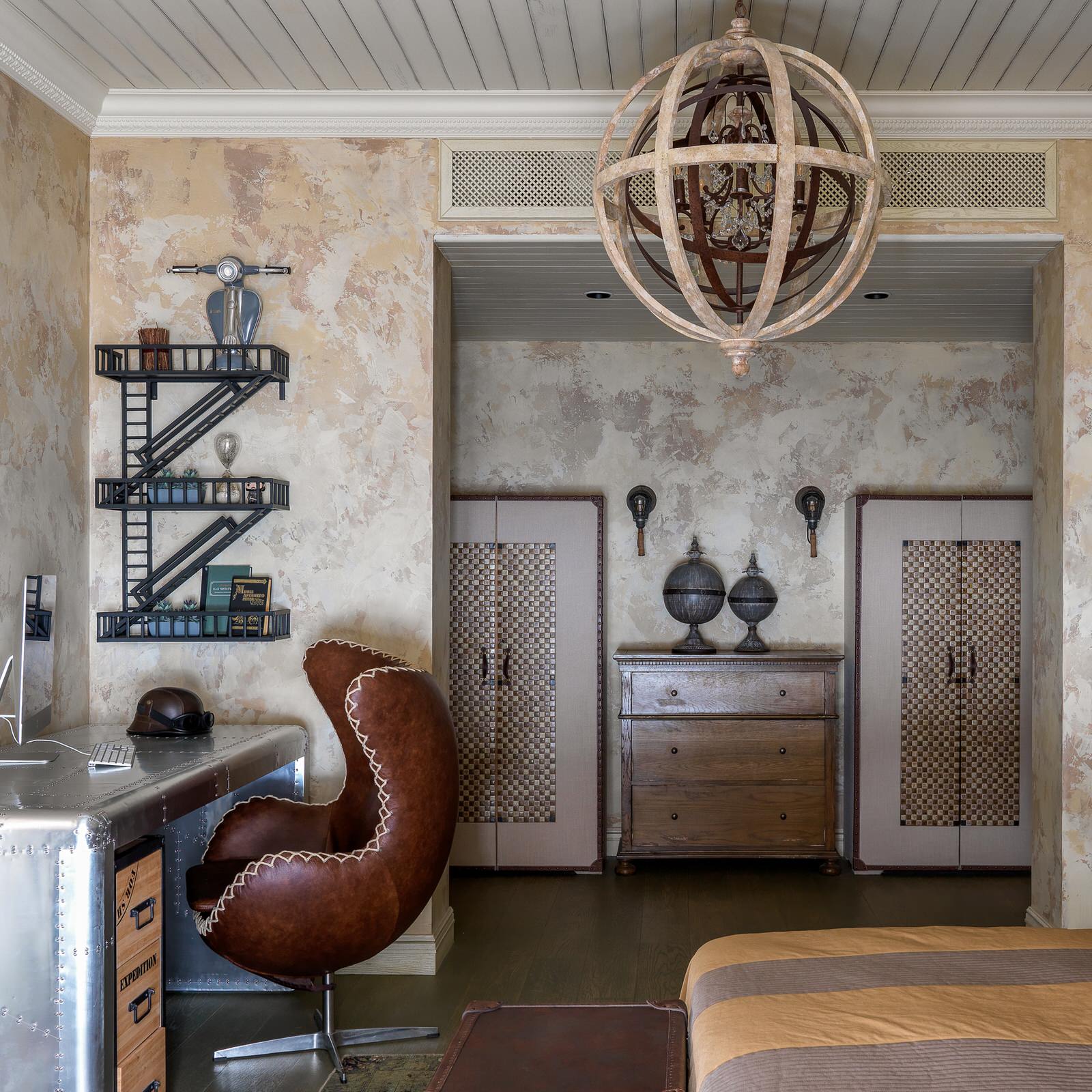 Спальня для молодого человека в загородном доме