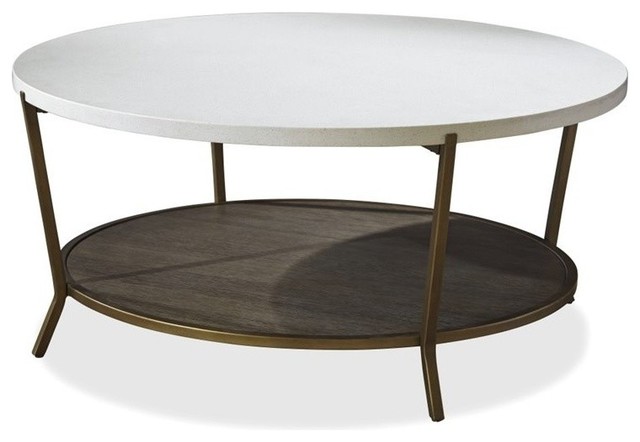 Transitional Coffee Tables universal furniture playlist round coffee table in brown eyed girl Transitional Coffee Tables universal furniture playlist round coffee table in brown eyed girl