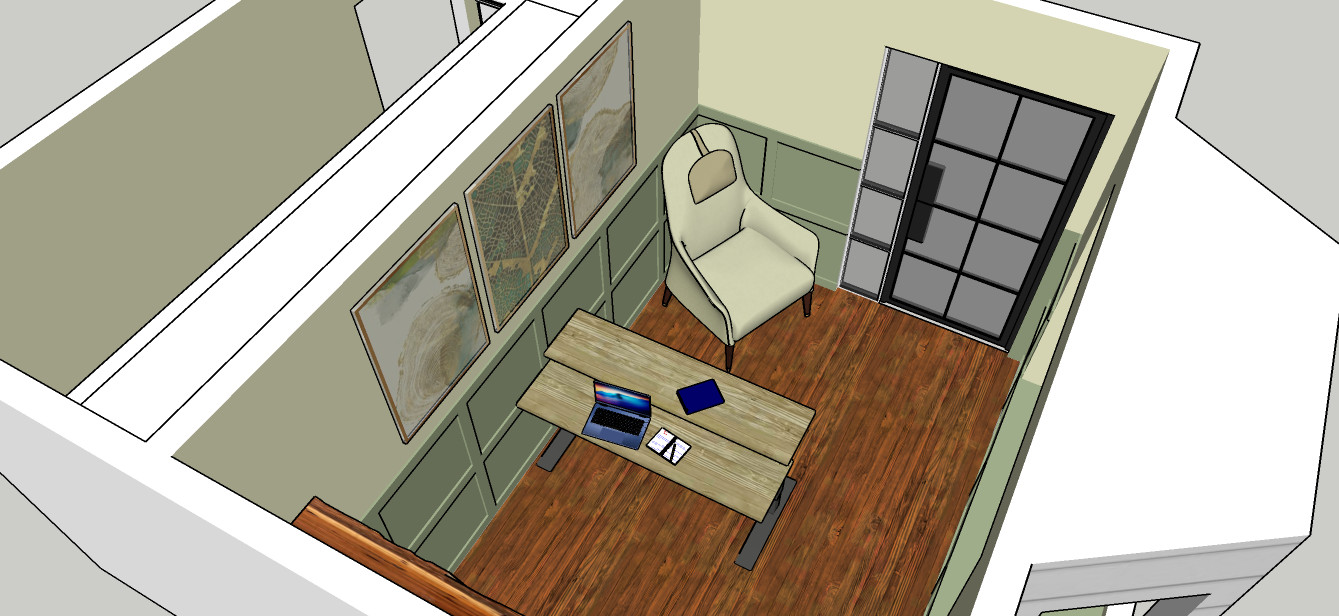 Dinning Room Reno into Home Office/Walk-in Pantry