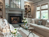 Transitional Living Room by Regas Interiors