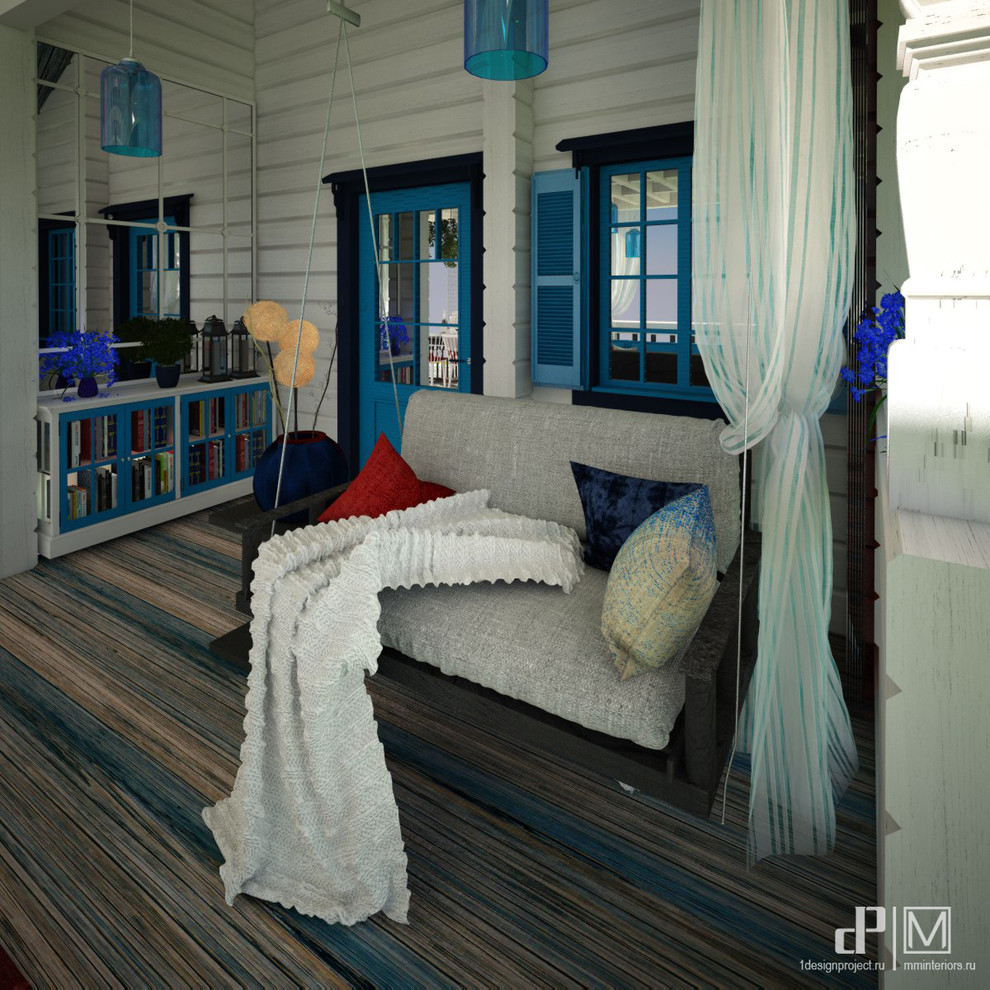 Терраса подмосковного дома