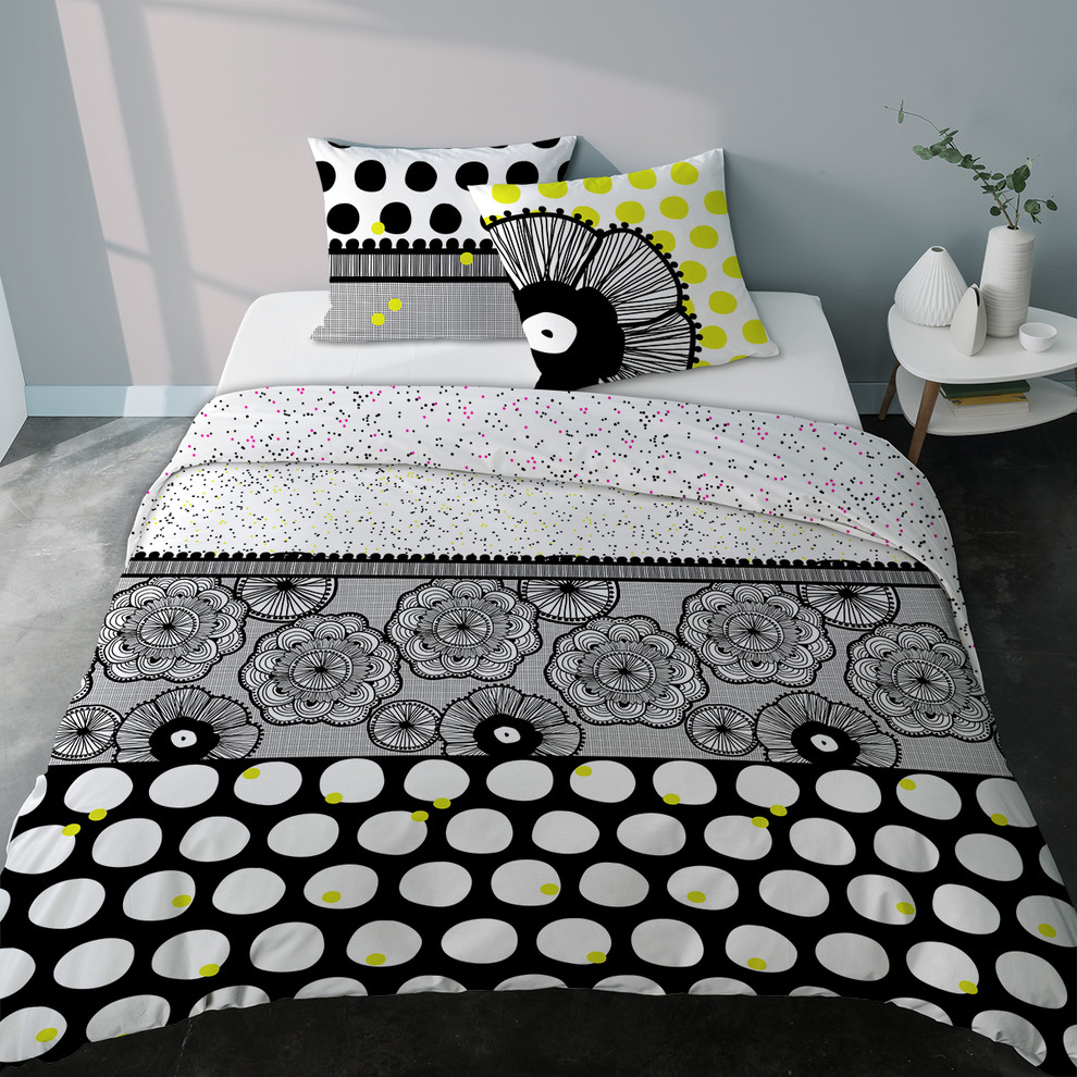 Exemple d'une chambre romantique.